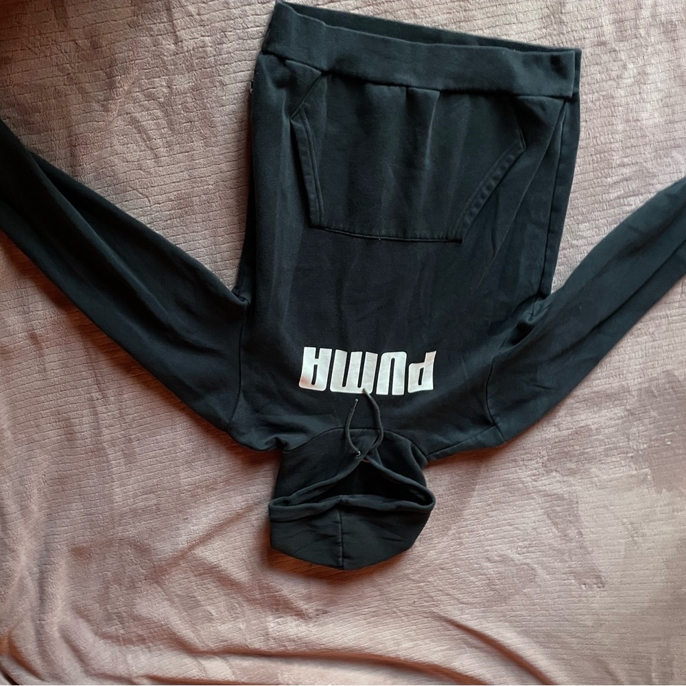 Puma Black Sweatshirt with Bold Logo